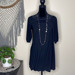 Black cocktail dress